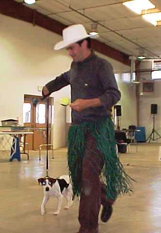 Chris w Skoen grass skirt