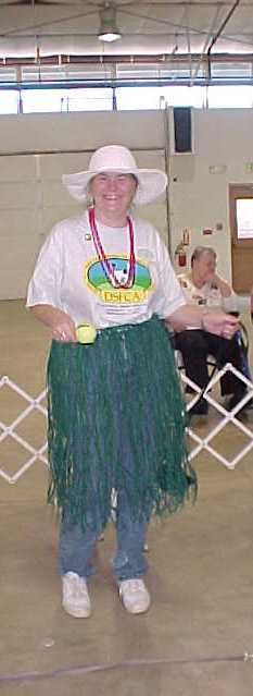 Ina w Jake grass skirt